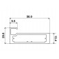 ARA Profil rama SAS007,aluminiu anodizat, 3m